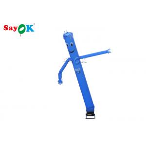 Dancing Air Guy 5m Blue Inflatable Sky Dancer / Advertising Dancing Man Air Blower