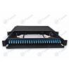 China Sliding 24 Port Wall Mount Patch Panel Weight 4.8Kg With 24 Cores ODF Adapter wholesale