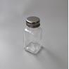 50ml square spice glass jar salt and pepper shaker bottle