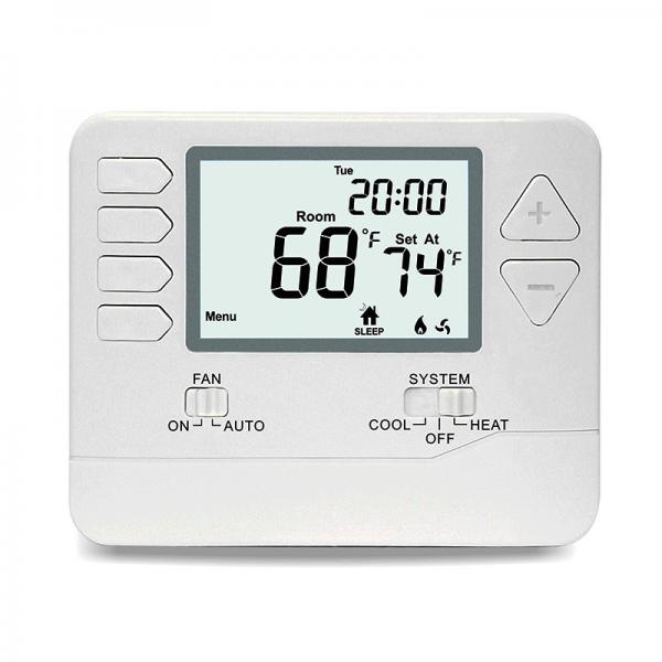 Digital Home 7 Day Programmable Thermostat With Large LCD Screen Battery