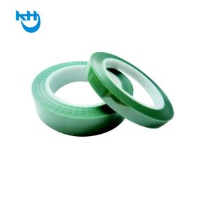 China PET Green High Temperature Resistant Tape For Painting Shielding PCB Circuit Board supplier