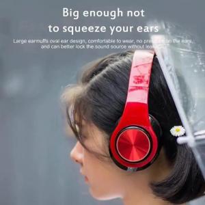 B39 LED Light Wireless Headsets Foldable Gaming Headphones With Microphone TF Card Fone De Ouvido Auriculares
