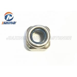 China 304 Stainless Steel Square Insert Nylon Lock Nuts For Locking Connector supplier