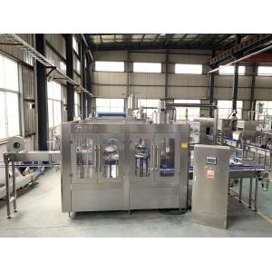China Rotary / Gravity Apple Juice Filling Machine Glass Bottle Hot Filling Line 24 Heads 4.8kw wholesale