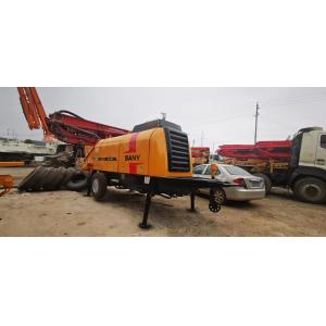 Mobile Portable Used Trailer Mounted Concrete Pump 400M 115KW Stationary