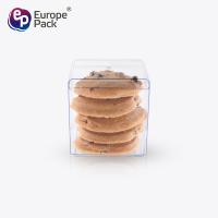 China Clear acrylic cube transparent plastic cookie candy box souvenir gift box on sale