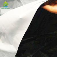 China 0.13mm Black And White Poly Sheeting on sale