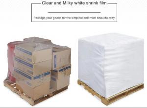 China PE Heat Shrink Plastic Film Rolls For Packaging With Customized Size And Colours on sale 