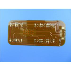 China Double Sided Flexible Printed Circuit (FPC) Built on 2oz Polyimide With Gold Plated for Analog Controller supplier