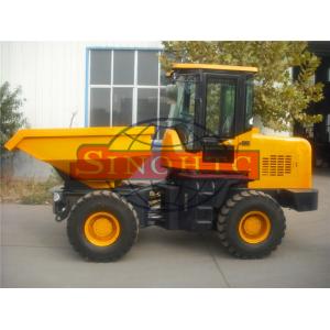 China Construction / Articulated Front Loading Dumper 3 Tons Loading 2 Axles 4x4 Driving supplier