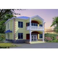 China One Bedroom Steel Beach Bungalow , Small Prefab House Kits , LIght Steel Foundation on sale