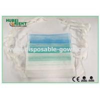 China Customized Disposable Surgical Face Mask With Tie-on For Hospital/Pharmacy/Dental Clinic on sale