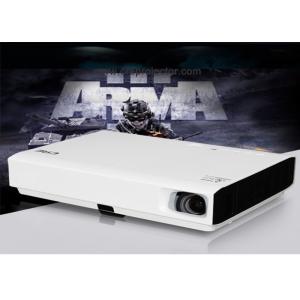 China Small Size LED Multimedia Projector Beamer , Commercial Led Hd 3d Projector wholesale