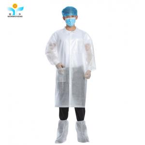 Disposable PP Dust Proof Lab Coat, Medical Disposable Lab Coat in polypropylene non woven fabric
