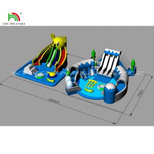 Inflatable Aqua Play Water Park For Kids And Adults