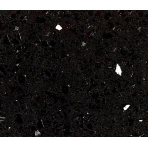 China Crystal Black Quartz Slabs yq1805 For Quartz Countertops/Benchtops/VanityTops supplier