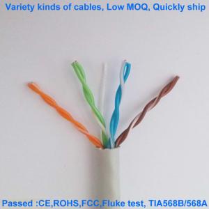 Non Shielded Halogen Free CAT5E Network Cable 24AWG UTP HDPE