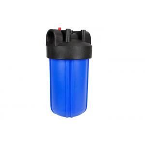 China 10'' big blue whole house  water filter housings with  1'' inlet/outlet port supplier