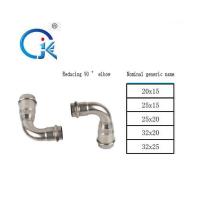 China 90 Degree Inox Press Fittings Elbow DN20 Stainless Steel Pipe Fittings on sale