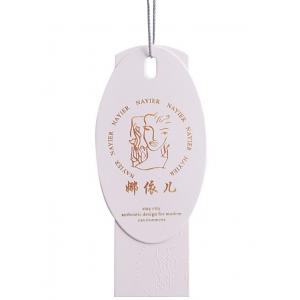 Sustainable Recycled Paper Hang Tag SGS Certificate For Garment