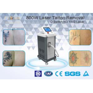 Tattoo Removal Q Switched ND YAG Laser Tattoo  Machine White / Grey Color 2000mj Output Energy