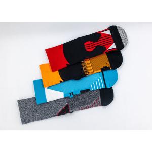 Sporty Disposable Long Black Basketball Socks For Young Boys Logo Cutomized