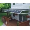 China Customized Aluminium  Support Awning With Polycarbonate Sheet Roofs wholesale