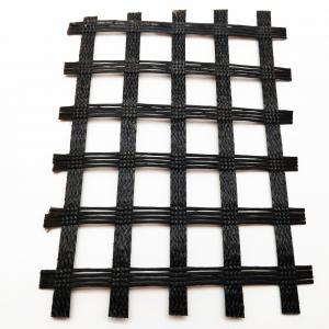 China Bitumen Coating Road Paving Material Fiberglass Geogrid with Mesh Size 12.7*12.7mm supplier