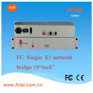 Mini、19 inch 1U，Single e1 eth bridge Protocol Media Converter