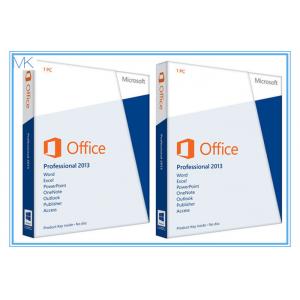 China Home And Business Microsoft Office 2013 Retail Box Plus 2013 FULL Version 32 / 64bit supplier