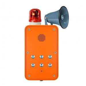China Weatherproof Hands Free Telephone with Flashing Beacon and Metal Loudspeaker supplier