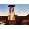 China 2270mmH silver stainless steel outside bullet gas patio heater wholesale