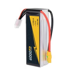 China 2S 3s 4 Cell Rc Battery 6000mAh 60C T Plug Compatible With 1/8 1/10 Scale on sale