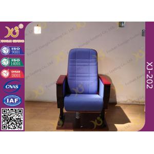 China Cross Line Back Auditorium Chair Seating For Conference / Church Hall supplier