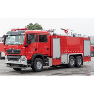 Sinotruk HOWO 12000Lの6人の消防士が付いている産業消防車