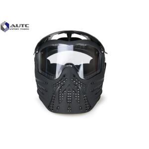 China Lente anti de la PC del grueso del color 3.58m m del negro de la niebla de las máscaras tácticas militares de la PC de la TPE supplier