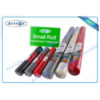 China Biodegradable Disposable PP Non Woven Textiles / Printed Polyester Tablecloths In Roll on sale