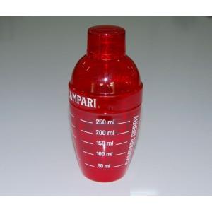 China Hot sale cheap mini personalized 250ml capacity red plastic martini / cocktail shaker supplier