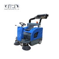 C200D Electric Powered Flexible Square Parking Lot Air Port Automatic Floor Sweeper With Garbage Dump Device