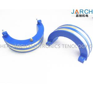 Mechanical Package Machine Slip Ring Assembly , Split Slip Ring 12 Contacts For DC Motors