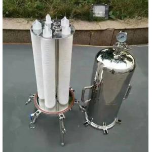 Industrial Stainless Steel Multi Cartridge Filter Housing For Water Treatment