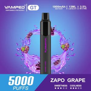 China Zapo Grape Disposable Vape Pen Plastic Metal 118.36*21*21mm supplier