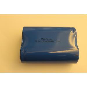 China 2.4V Nicd Battery Packs , F8000mAh Batteries For Wireless Microphone UL CE supplier