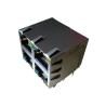 China LED の 4x rj45 のイーサネット、R/A 盾のコネクターとの LPJE107XAGNL 2x2 Rj45 wholesale