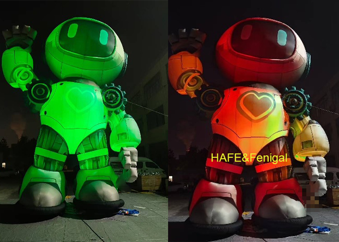 China Customized 6 Meter Tall Inflatable Robot For Environmental Protection Or Tech Expos wholesale