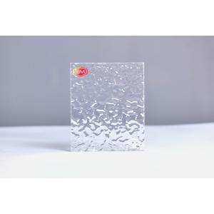 China Hoja acrílica texturizada de alta transmisión de luz para espacios brillantes on sale