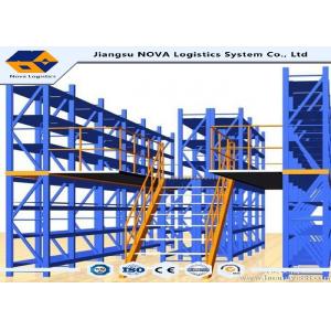 China Warehouse Mezzanine Flooring Systems , Powder Coated Q235 Industrial Storage Mezzanine Floor supplier