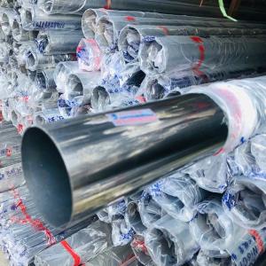 China Polished A312 Butt Welded Stainless Steel Pipe 114mm Tube Decorative supplier