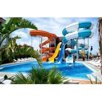 China 18.5Kw Water Play Area Equipment Large Pool Slide Outdoor Playground Accessories on sale
