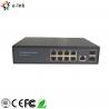 8 Port Ethernet POE Switch Managed Gigabit Auto Sensing 24V 48V Layer 2